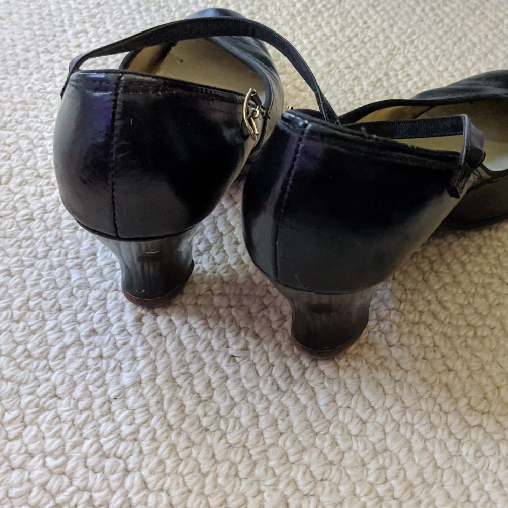 Sz 8 Tap Shoes, Black, Jingle Taps - Picture 8 of 8
